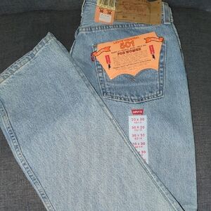 Levi's Womens Light Blue Straight Jeans